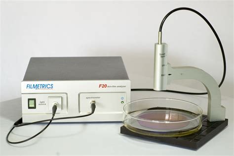 measure photoresist thickness on curved surface|Application: Photoresist thickness measurement.